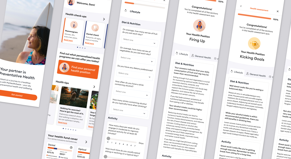 UX design example for Westfund + app