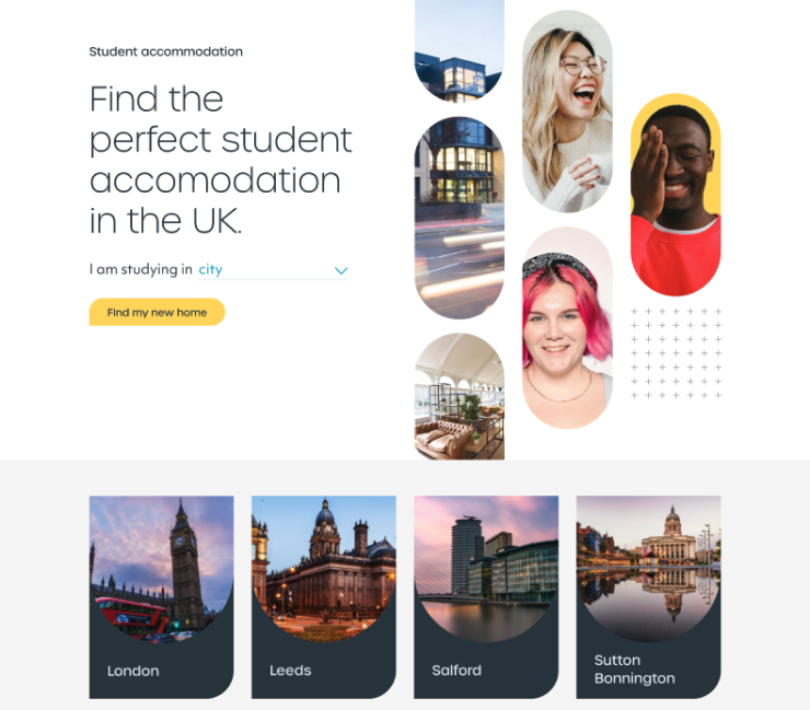 Example UI design for CLV
